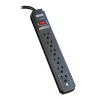 SUPRESOR DE PICOS PROTEC IT TRIPP-LITE TLP606B C/ 6 CONTACTOS, CABLE 1.83 M 6 PIES, 790 JOULES, LED DE DIAGNOSTICO, GABINETE EN NEGRO. SUPRESOR DE PICOS PROTEC IT TRIPP-LITE TLP606B C/ 6 CONTACTOS, CABLE 1.83 M 6 PIES, 790 JOULES, LED DE DIAGNOSTICO, GABINETE EN NEGRO.